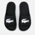 Lacoste Women's Croco Slide 119 3 Sandals - Black/White