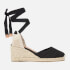 Castañer Women's Carina Espadrille Wedged Sandals - Negro