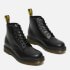 Dr. Martens 101 Smooth Leather 6-Eye Boots - Black