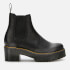 Dr. Martens Women's Rometty Leather Chunky Sole Chelsea Boots - Black