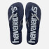 Havaianas Men's Top Logomania Flip Flops - Navy Blue