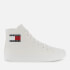 Tommy Jeans Women's Mid Cup Canvas Hi-Top Trainers - White