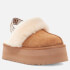 UGG Women's Funkette Suede Flatform Slippers - Chestnut