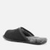 UGG Men's Scuff Leather Skeepskin Slippers - Black