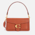 Coach Women's Mixed Leather Tabby Shoulder Bag - Saddle