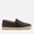 KENZO Men's Elastic Leather Tiger Espadrilles - Black