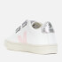 Veja Kid's Esplar Velcro Trainers - Extra White Petale Silver