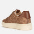 Coach Women's Lowline Coated Canvas Trainers - Tan