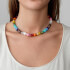 Anni Lu Women's Big Nuanua Necklace - Rainbow