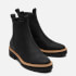 TOMS Women's Dakota Water Resistant Leather Chelsea Boots - Black