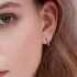 Estella Bartlett Women's Multicoloured Pave Hoop Earrings - Gold Plated/NP
