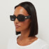 Le Specs Women's OH DAMN! Rectangle Sunglasses - Black