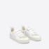 Veja Kids' V-10 Velcro Trainers - White Natural
