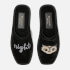 Kate Spade New York Women's Hoo Hoo Velvet Slippers - Black