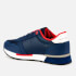 Tommy Hilfiger Boys' Low Cut Lace-Up Sneaker Blue Blue