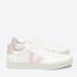 Veja Women's Campo Chrome Free Leather Trainers - Extra White/Petale
