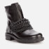 Kurt Geiger London Women's Stefan Drench Leather Biker Boots - Black