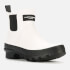 Kurt Geiger London Women's Sleet Short Wellie Chelsea Boots - White/Black