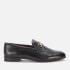 Walk London Men's Terry Trim Leather Loafers - Black