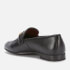 Walk London Men's Terry Trim Leather Loafers - Black
