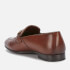 Walk London Men's Terry Trim Leather Loafers - Brown