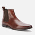 Walk London Men's Alfie Leather Chelsea Boots - Brown