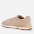 Clarks Men's Craft Run Lace Suede Trainers - Sand