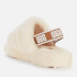 UGG Kids' Fluff Yeah Slide Slippers - Natural
