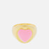 Wilhelmina Garcia Women's Naked Heart Ring - Pink