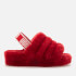 UGG Women's Fluff Yeah Slide Sheepskin Slippers - Ribbon Red