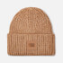 UGG Women's Airy Knit Ribbed Beanie - Camel
