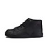 Kickers Junior Tovni Hi Leather Lace Up Boots - Black