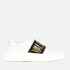 Valentino Shoes Women's Leather Elastic Slip-On Trainers - White