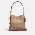 Coach Women's Coated Canvas Bucket Bag - Tan Rust