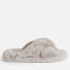 Ted Baker Women's Lopply Cross Front Slippers - Light Grey