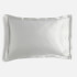 ESPA Home Oxford Edge Silk Pillowcase - Moonlight Grey