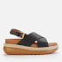 See By Chloé Women's Cicily Leather Flatform Sandals - Black