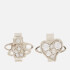 Vivienne Westwood Women's Brandita Stud Earrings - Platinum/White
