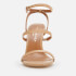 Kurt Geiger London Women's Portia Leather Heeled Sandals - Nude
