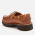 Grenson Men's Dempsey Leather Boat Shoes - Walnut