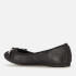 Dune Women's Hartlyn Leather Ballet Flats - Black