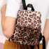 Estella Bartlett Women's The Mini Copperfield Drawstring Backpack - Leopard