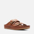 Clarks Brookleigh Sun Leather and Suede Sandals