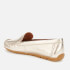 Coach Women's Marley Metallic Leather Driving Shoes - Champagne