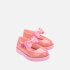 Mini Melissa Girls' Lola Bow Ballet Flat Sandals - Pink