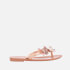 Mini Melissa Girls' Harmonic Butterfly Flip Flops - Rose Nude
