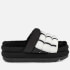 UGG Women's Puft Logo Slide Sandals - Black