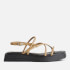 Vagabond Women's Evy Leather Square Toe Strappy Sandals - Lark