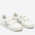 Veja Kid's Esplar Velcro Trainers - White Matcha