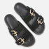 Whistles Women's Bodie Double Buckle Slide Sandals - Black